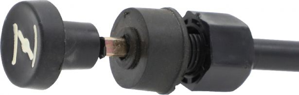 Choke Cable - 84cm, Honda, TRX Style, Knob, 81.5 - CBL4251 - PBC924F1