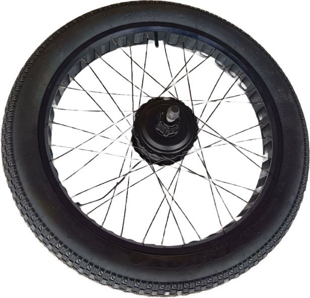 Electric Motor & Wheel Assembly - 26x4.0, 48V, 500W Fat Motor, SHOK Motors Atomik, Excursion - 70S9193 - PBC1779EF1