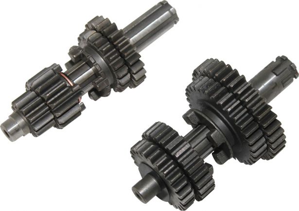 Gear Set - Manual, Kick Start, 50cc to 110cc, 1-0-2-3-4 - 20A6610 - PBC1601F1