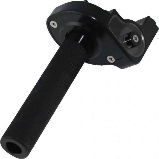 Throttle Lever - Twist Grip, CNC, 90cc to 250cc, Dirt Bike, Yimatzu Brand, Black - 70A3250BK - PBC2711F1