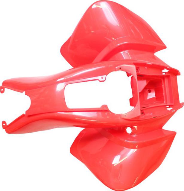 Plastic Set - 50cc to 250cc ATV, Red, Racing Style - 70A7140RD - PBC463F1