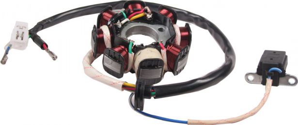 Stator - Magneto Coil, 50cc, GY6, 5 Wire - 30A9051 - PBC2312F1