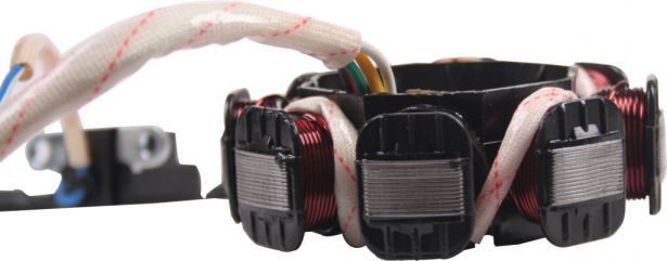 Stator - Magneto Coil, 50cc, GY6, 5 Wire - 30A9051 - PBC2312F1