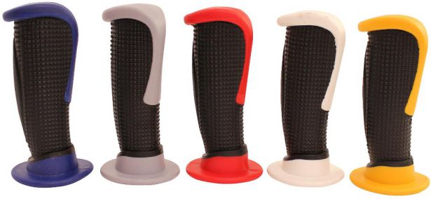 Throttle Grips - Tapered, Yellow - 70D1845YW - PBC2709F1