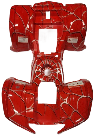 Blazer 125D Red Spider Body Kit - TAO TAO MOTOR / GIO PARTS - PBCATA125-D-10-01RS
