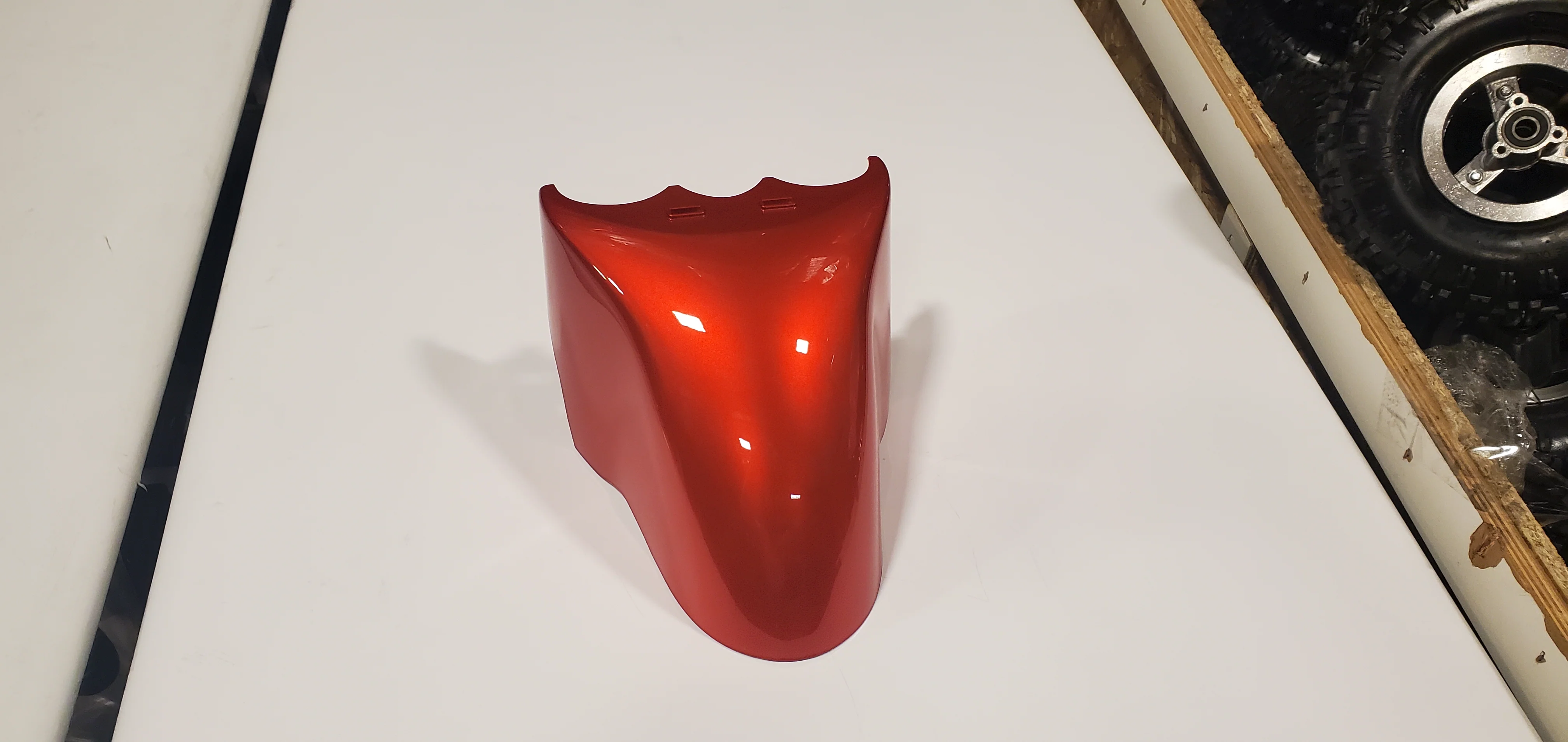 Italia MK Gloss Red Front Mudguard - PBC880XL