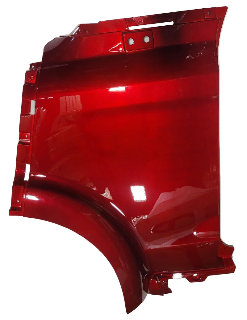 Red Front Mirror Panel Right