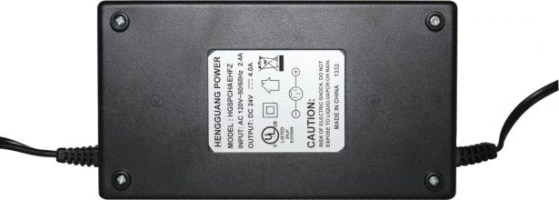 Charger - 24V, 4A, 3-Pin Inline Plug (Female DIN) - CHG2440FS - PBC1845F1
