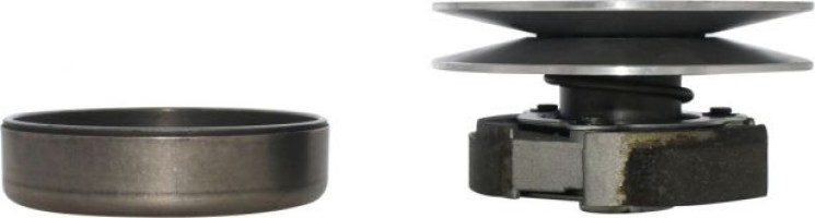 Clutch - Drive Pulley with Clutch Bell, Yamaha, Majesty 250, 16 Spline - 30A3716 - PBC1287F1