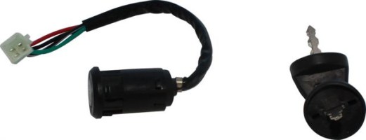 Ignition Key Switch - 4 Pin Male, 4 wire, Plastic - 10A4265 - PBC2193F1