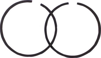 Piston Rings - 47cc, 49cc, 40mm (2pcs) - 30P8411 - PBC1441F1