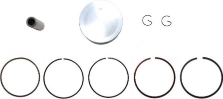 Piston and Ring Set - 200cc, 250cc, 72mm, 17mm, (9pcs) - 30A8186 - PBC1531F1