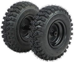 Rim and Tire Set - 13 x 4.1 - 6, Directional, Locking Pin Style, Snowblower, Garden Machine, Universal Wheel Assembly, Right Side - 40L1348-R - PBC3933EF1