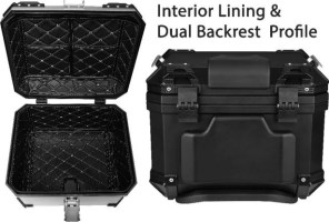Tail_Storage_Box_ _45L_Silver_Motorcycle__Scooter_Trunk_PHX_Gen2_Quick_Release_Dual_Backrest_Corner_Reflectors_3