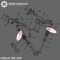 Valve Cotter Seat - ATV, Hisun, 700cc - 20A2371 - PBC1535F1