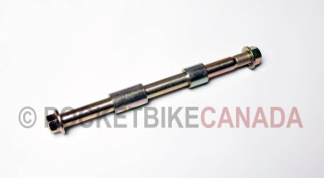Rear Axle Bolt w/ Nuts & Spacer for Gio Orion 125cc Dirt Bike 4 stroke - G2190009
